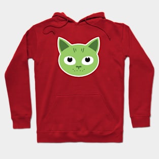 Birka the green cat Hoodie